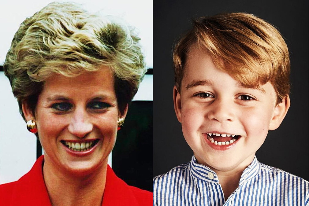 księżna Diana, książę George, Diana i George