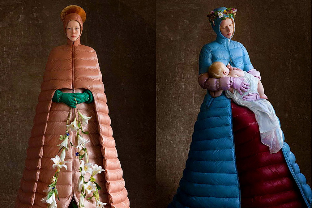kolekcja kurtek Moncler 2018 inspirowana renesansowymi dziełami sztuki