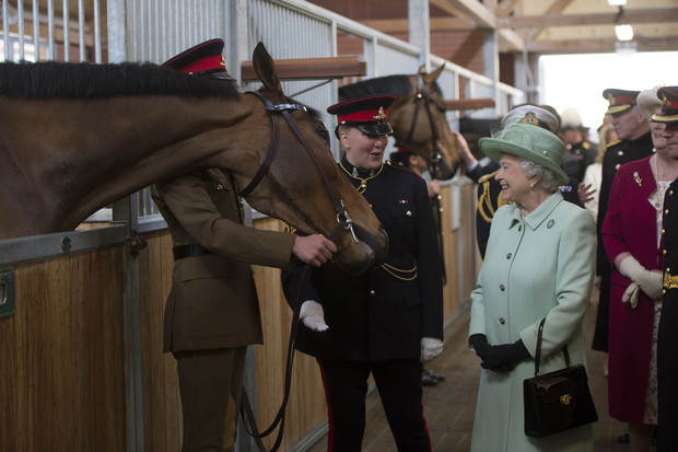 The Queen - King's Troop Visit