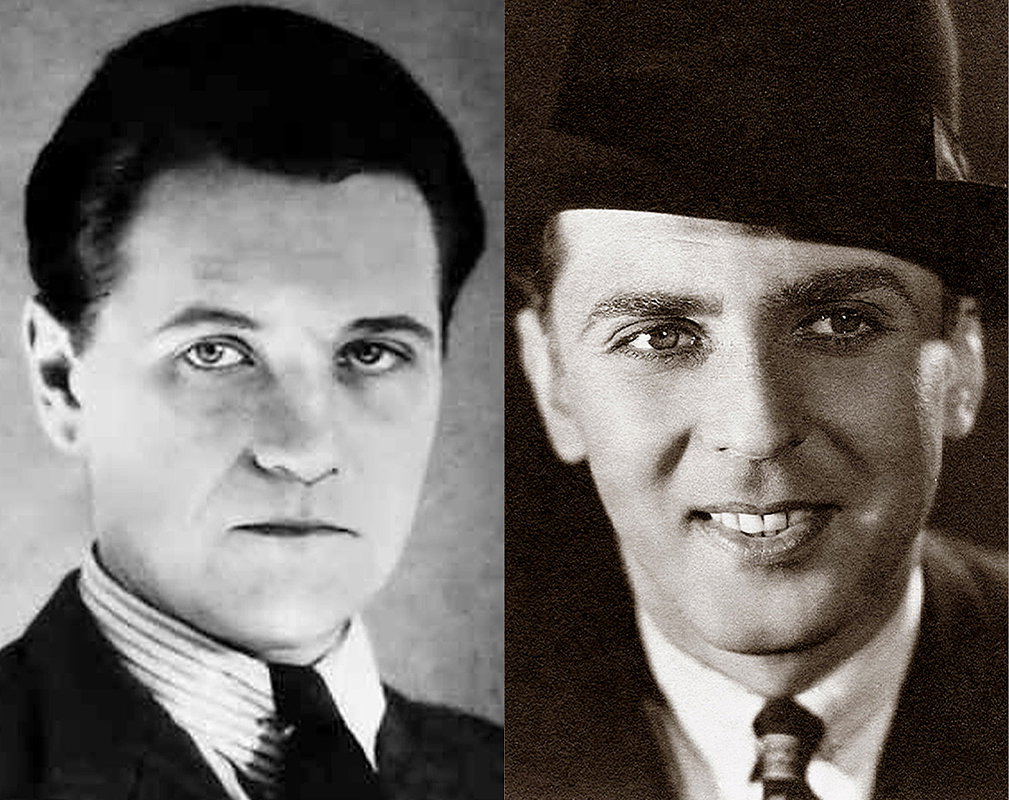 Najwięksi amanci 20-lecia międzywojennego: Eugeniusz Bodo, Adolf Dymsza, Antoni Fertner, Aleksander Żabczyński