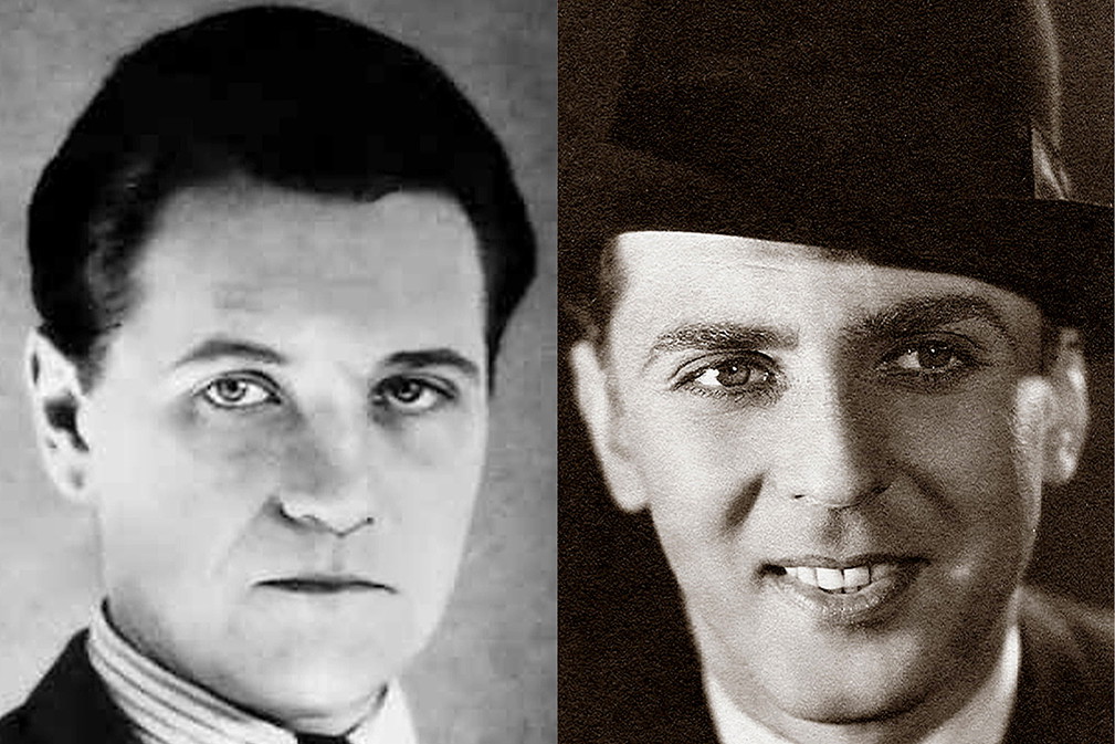 Najwięksi amanci 20-lecia międzywojennego: Eugeniusz Bodo, Adolf Dymsza, Antoni Fertner, Aleksander Żabczyński