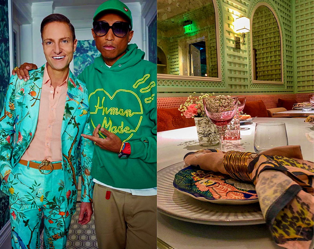 Pharrell Williams otworzył restaurację Swan Miami, wnętrza