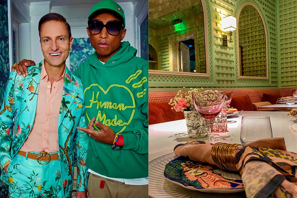 Pharrell Williams otworzył restaurację Swan Miami, wnętrza