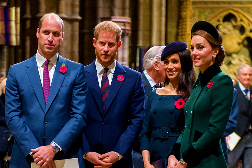 księżna Kate, księżna Meghan, Książę William, książę Harry