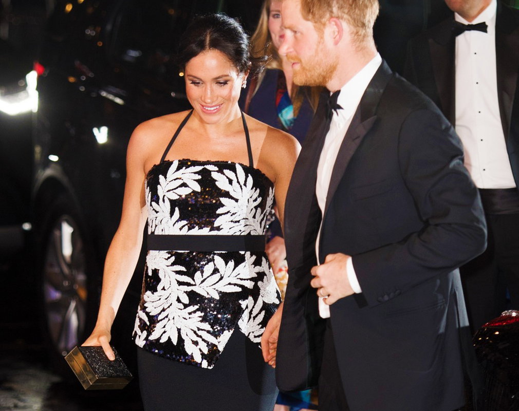 stylizacja, księżna Meghan, Royal Variety Performance 2018