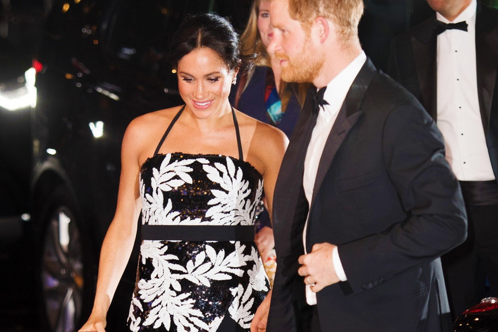 stylizacja, księżna Meghan, Royal Variety Performance 2018
