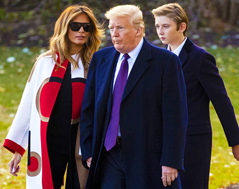 Donald Trump, Melania Trump, Barron Trump