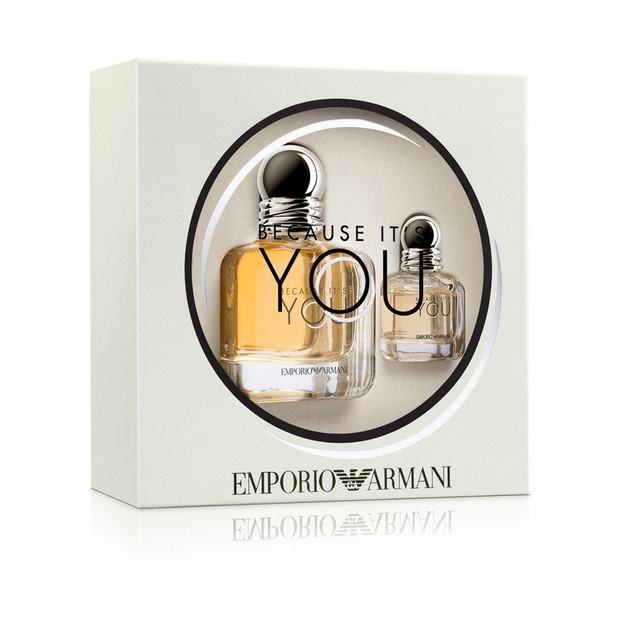 Zestaw Emporio Armani Because It's youZestaw zapachowy Because It's You od Emporio Armani (50 ml) – Zapach radosnej, cieszącej się chwilą kobiety. Teraz dostępny w zestawie z miniaturą zapachu 7ml w prezencie.