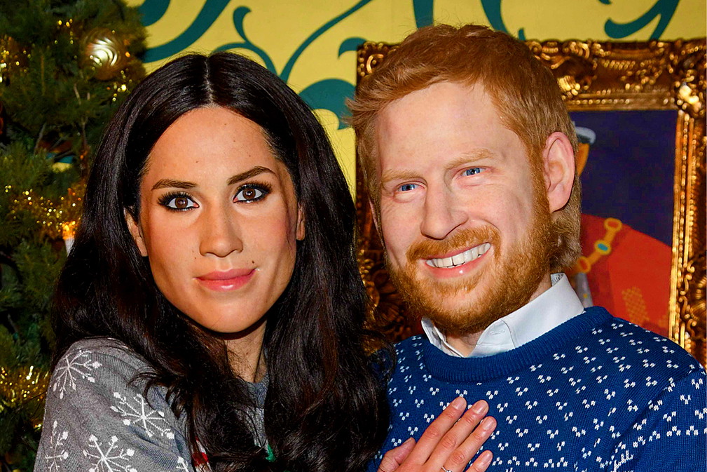 Meghan Markle, książę Harry, figury woskowe księcia Harry'ego i księżnej Meghan