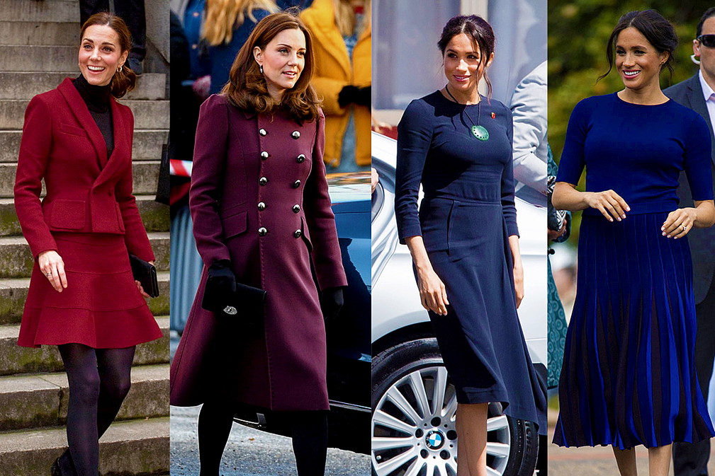 Księżna Meghan, księżna Kate, buty Meghan, buty Kate, stylizacja księżnej Meghan, stylizacja księżnej Kate