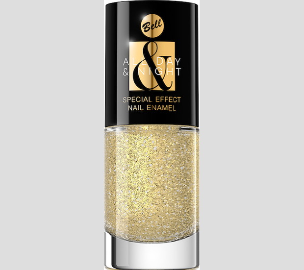 Lakier do paznokci All Day&Night Special Effect Nail Enamel o numerze 003 Bell, 7,99 zł.
