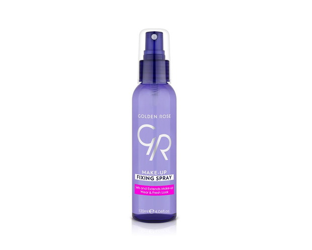 Spray utrwalający makijaż Make Up Fixing Spray Golden Rose, 18,90 zł.
