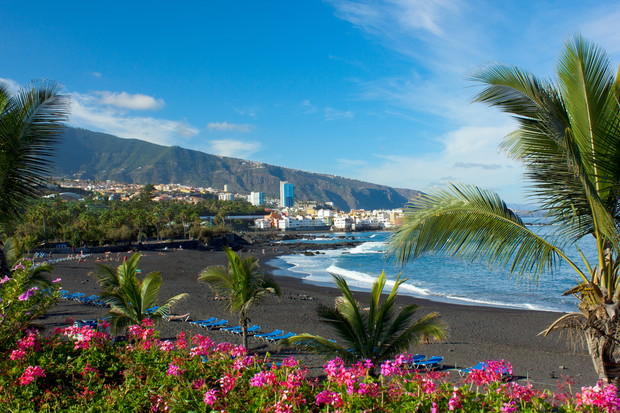 playa Jardin, Tenerife, Spain
