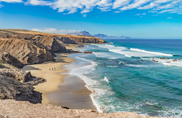 Traumbucht an der Westküste von Fuerteventura Playa del Viejo Rey