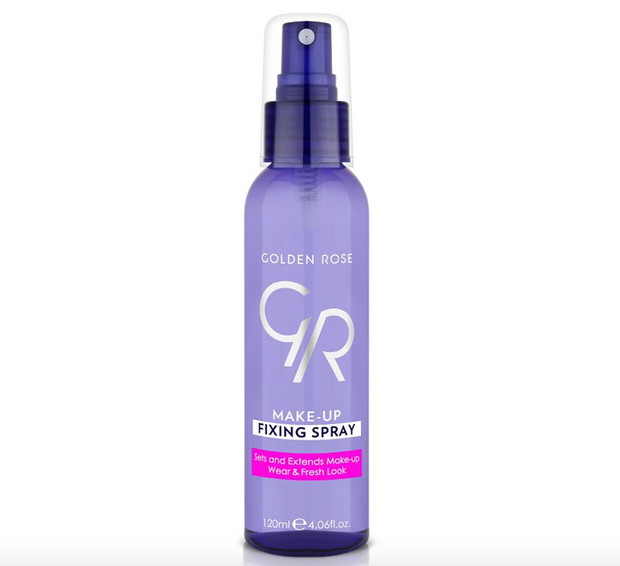 Spray utrwalający makijaż Make Up Fixing Spray Golden Rose, 18,90 zł.