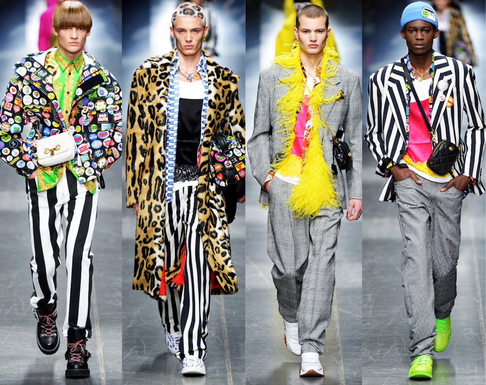 Pokaz męskiej kolekcji Versace na jesień zimę 2019/ 2020