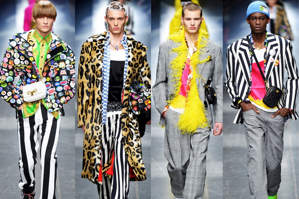 Pokaz męskiej kolekcji Versace na jesień zimę 2019/ 2020