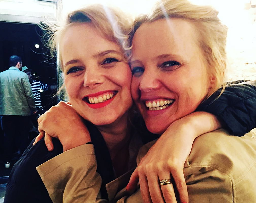 Joanna Kulig z siostrą, Justyna Schneider