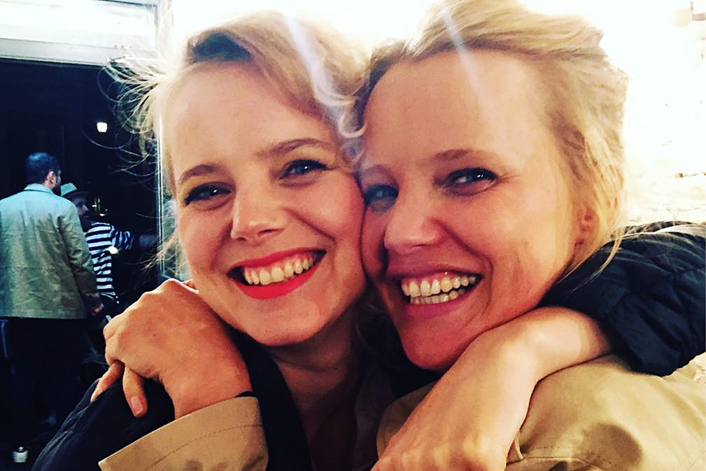 Joanna Kulig z siostrą, Justyna Schneider
