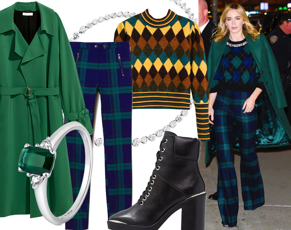 get the look Emily Blunt, w stylu gwiazd