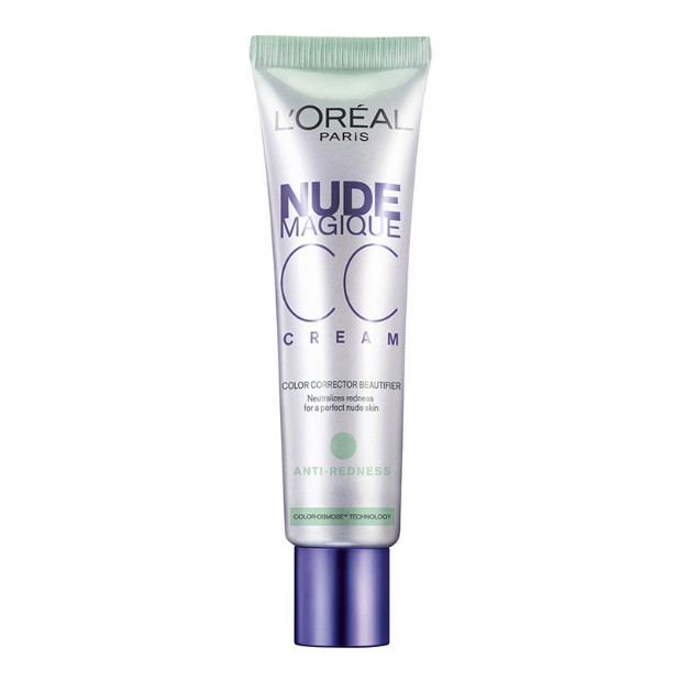 Krem CC maskujący zaczerwienienia Nude Magique L’Oréal Paris, ok. 50 zł.