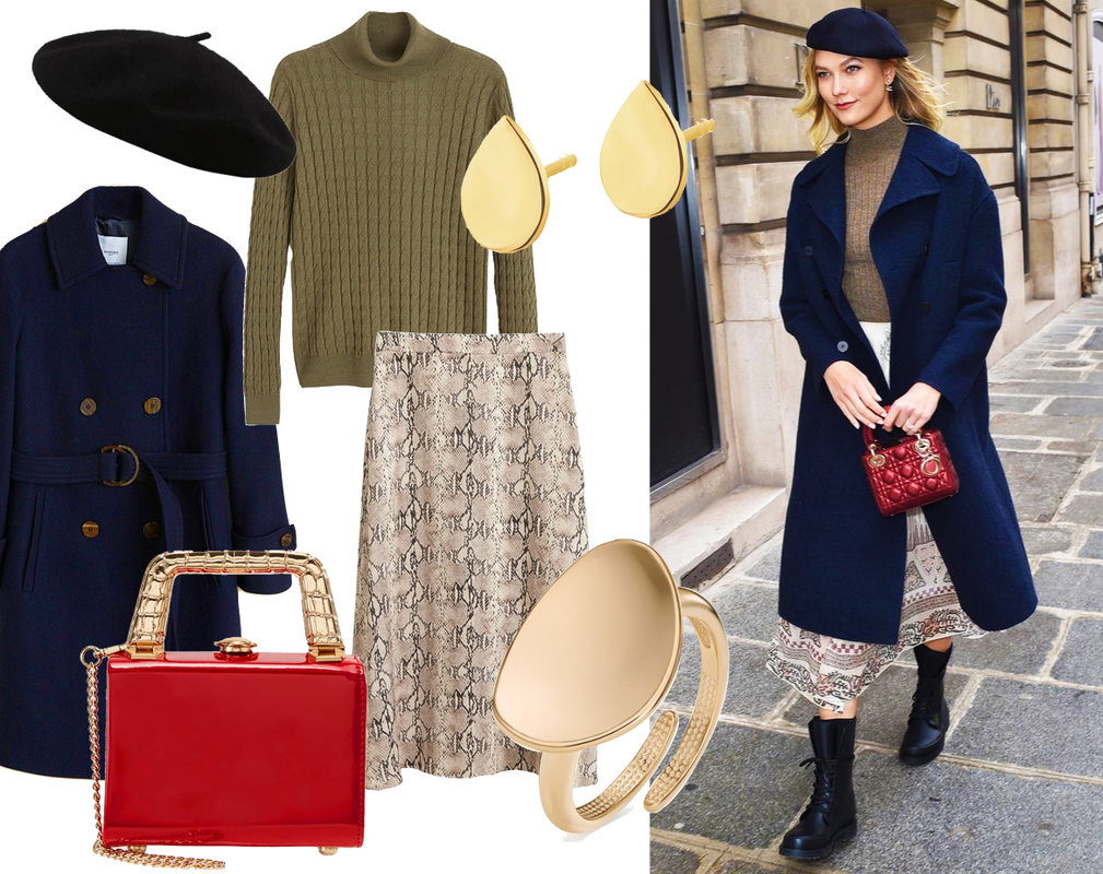 get the look, w stylu gwiazd, Karlie Kloss na fashion weeku w Paryżu