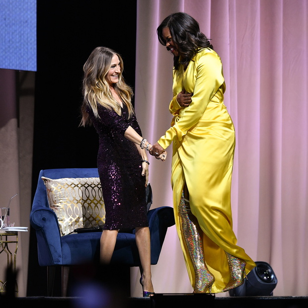 Michelle Obama Discusses Her New Book "Becoming" With Sarah Jessica Parker