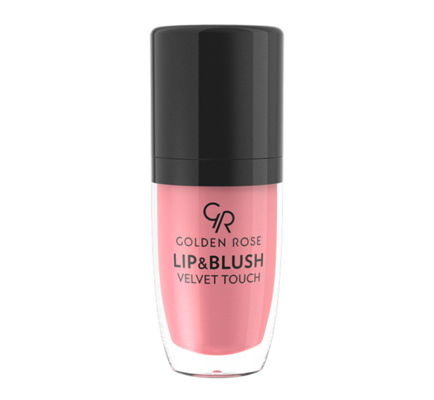 Koloryzujący balsam do ust i policzków Lip & Blush Velvet Touch o numerze 03 Golden Rose, 22,90 zł.