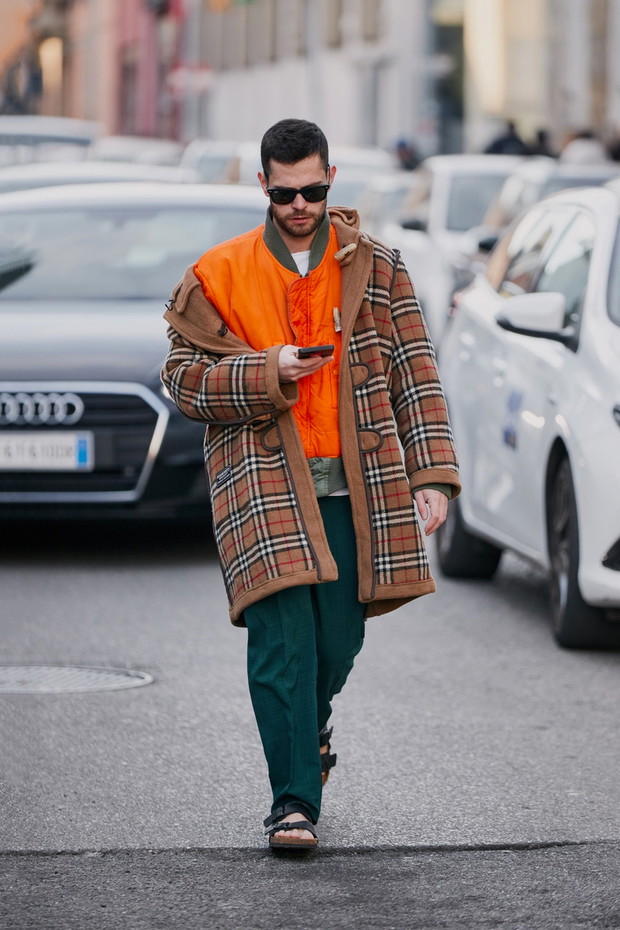 Street fashion na Tygodniu Mody m?skiej w Mediolanie - zima 2019/2020