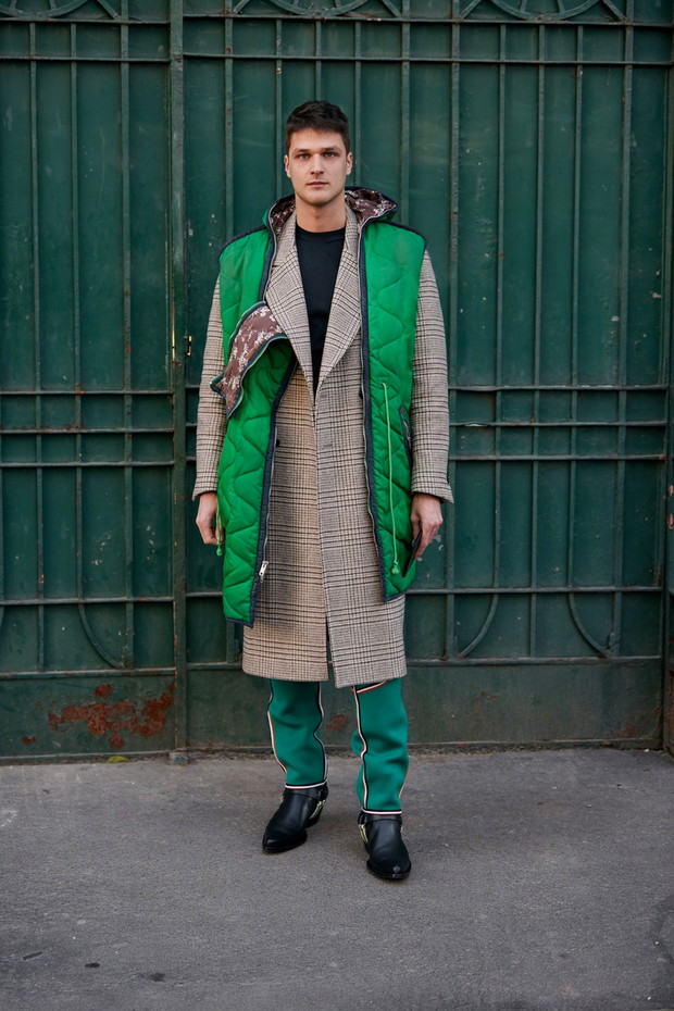 Street fashion na Tygodniu Mody m?skiej w Mediolanie - zima 2019/2020