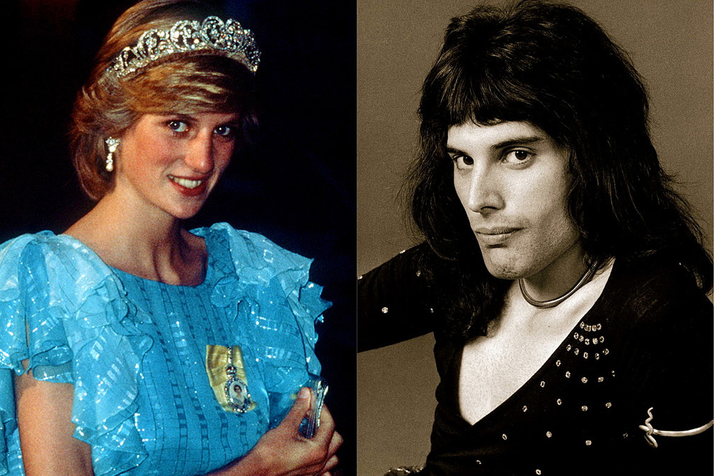 księżna Diana, Freddie Mercury