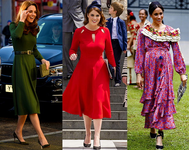 torebki księżnych, księżna Kate, księżna Meghan, księżniczka Eugenia
