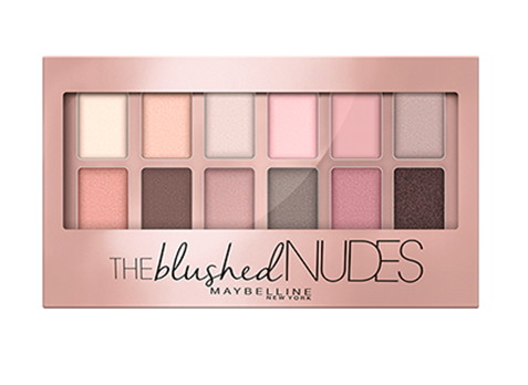 Paleta cieni do powiek The Blushed Nudes Pallete Maybelline, 62,99 zł.