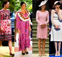 księżna Meghan naśladuje księżną Kate, stylizacje