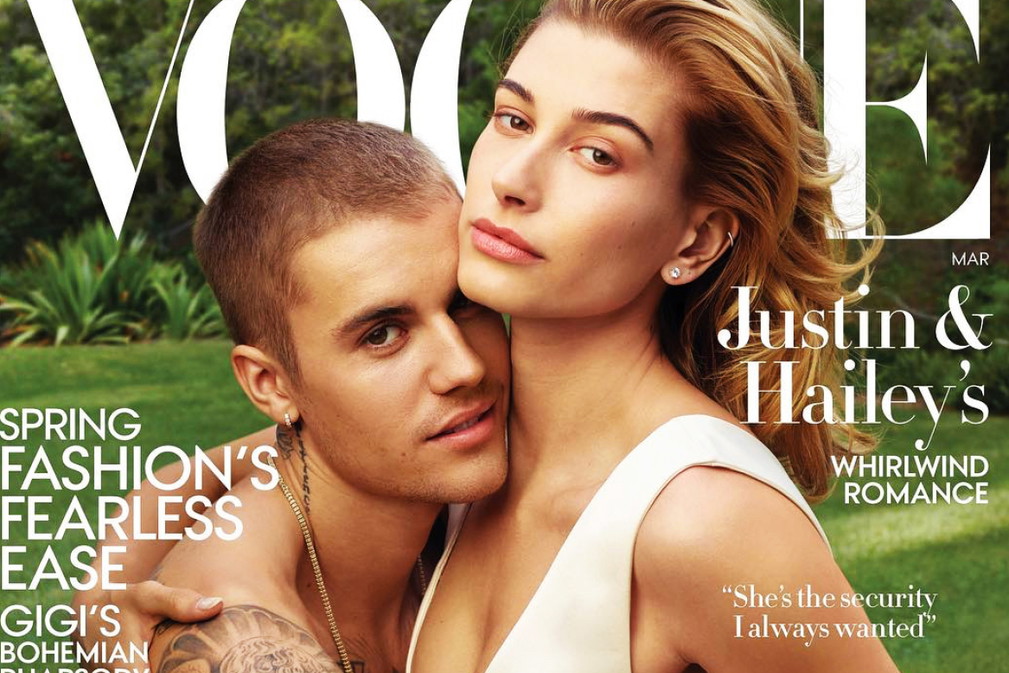 Justin Bieber i Hailey Bieber na okładce Vogue o ślubie i miłości