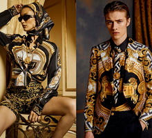 kolekcja Kith x Versace, Bella Hadid, Lucky Blue Smith