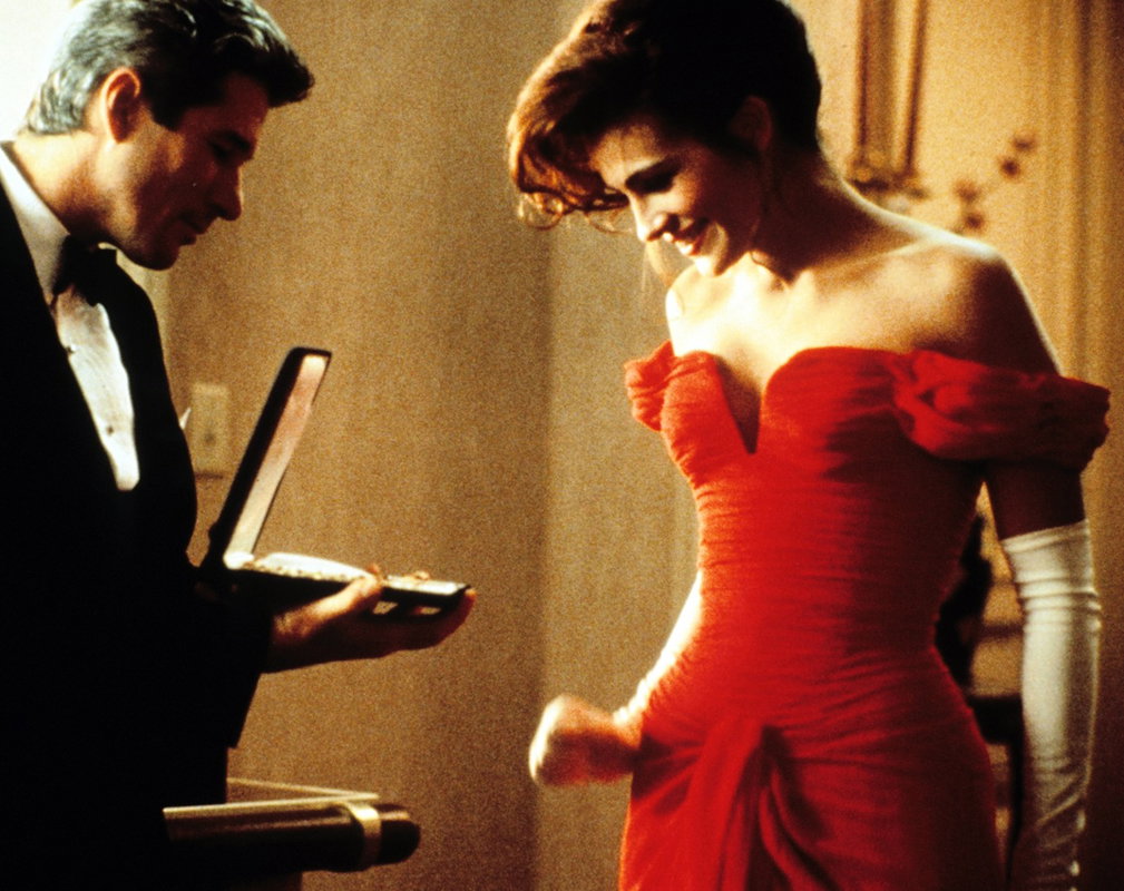 Julia Roberts, Pretty Woman, sukienki na Walentynki