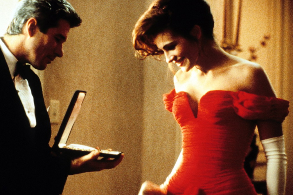Julia Roberts, Pretty Woman, sukienki na Walentynki