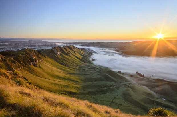 Morning at Te Mata, New Zealand