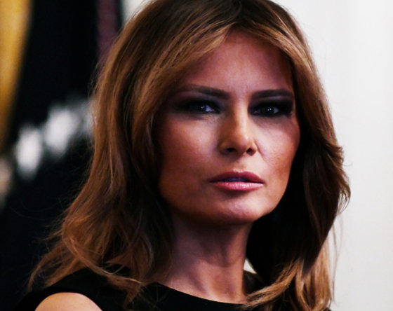 Melania Trump i Donald Trump w trakcie Międzynarodowego dnia Afroamerykanów, 21.02.2019 rok