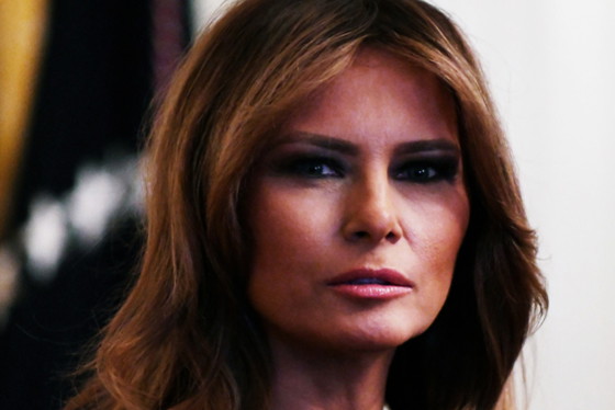Melania Trump i Donald Trump w trakcie Międzynarodowego dnia Afroamerykanów, 21.02.2019 rok