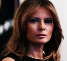 Melania Trump i Donald Trump w trakcie Międzynarodowego dnia Afroamerykanów, 21.02.2019 rok