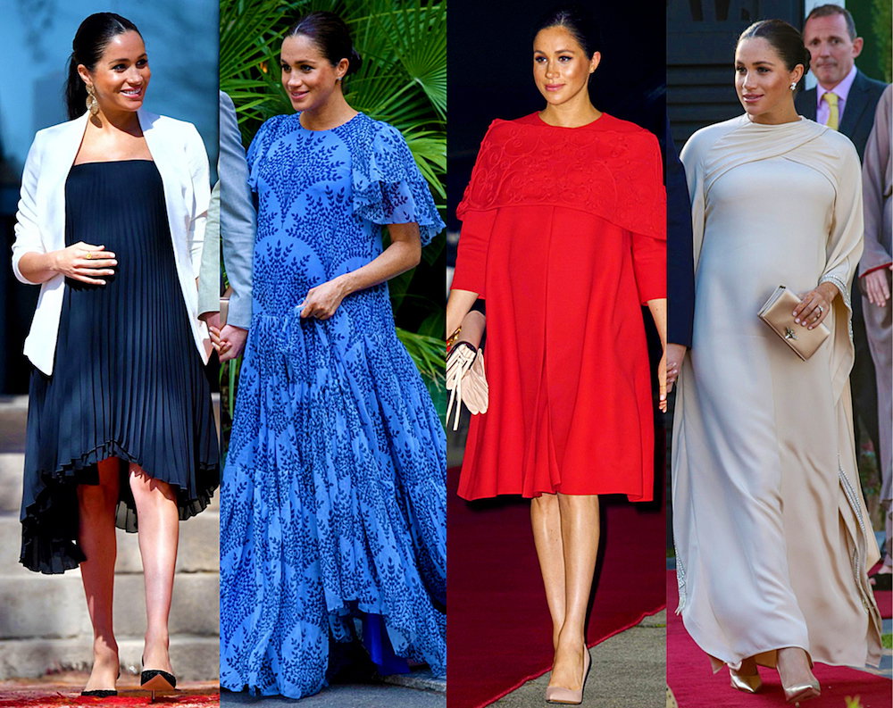 Stylizacje księżnej Meghan z Maroko