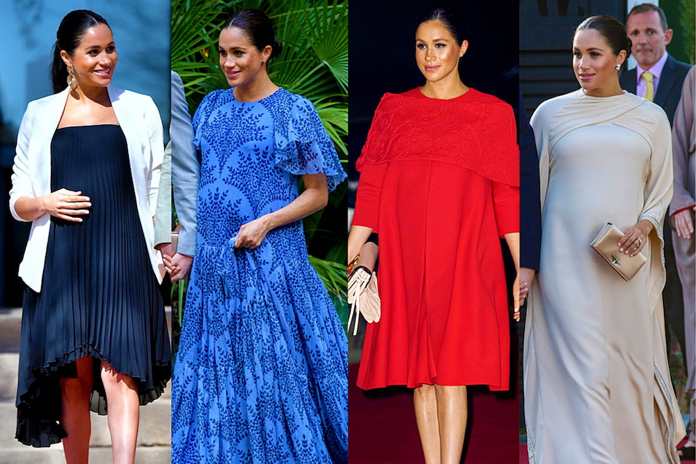 Stylizacje księżnej Meghan z Maroko