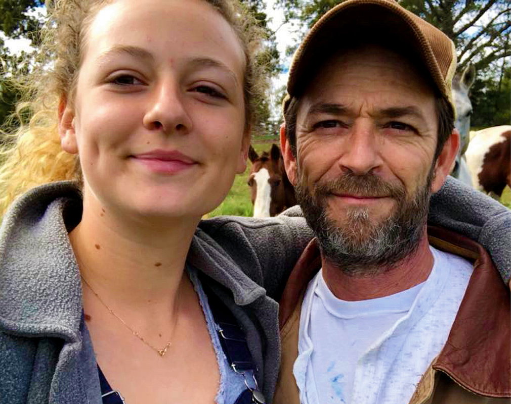 Sophie Perry, córka Luke'a Perry'ego z ojcem