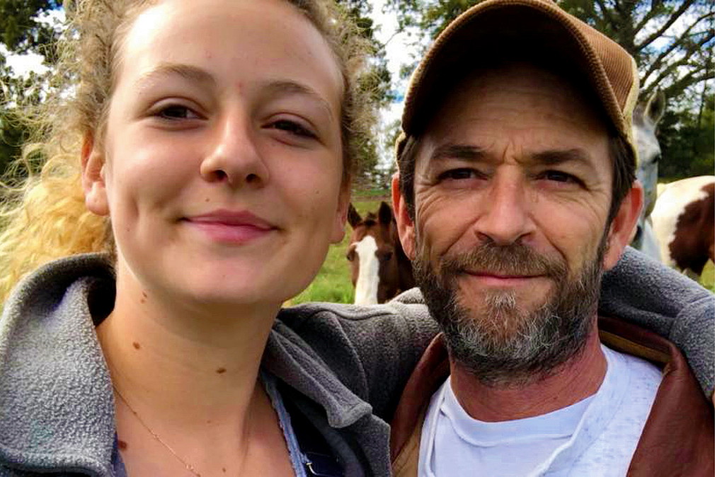 Sophie Perry, córka Luke'a Perry'ego z ojcem