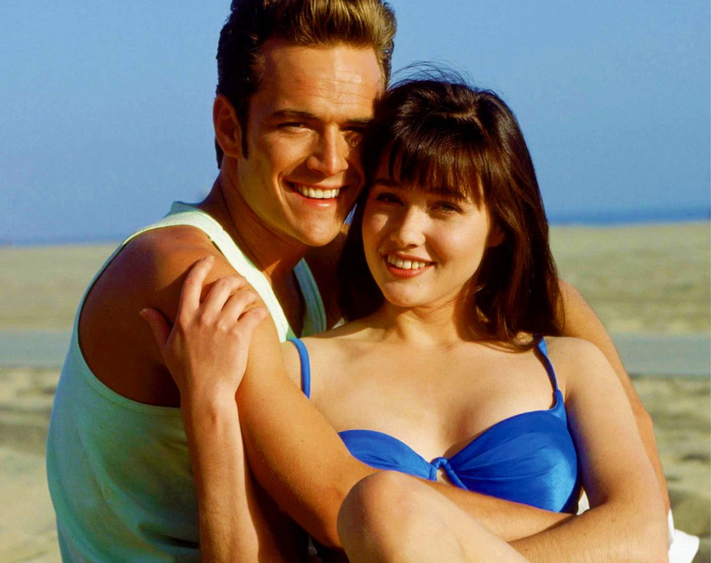 Shannen Doherty i Luke Perry - historia przyjaźni aktorów Beverly Hills 90210