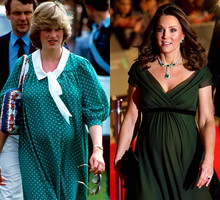 Królewskie ciąże, księżna Diana w ciąży, księżna Kate w ciąży