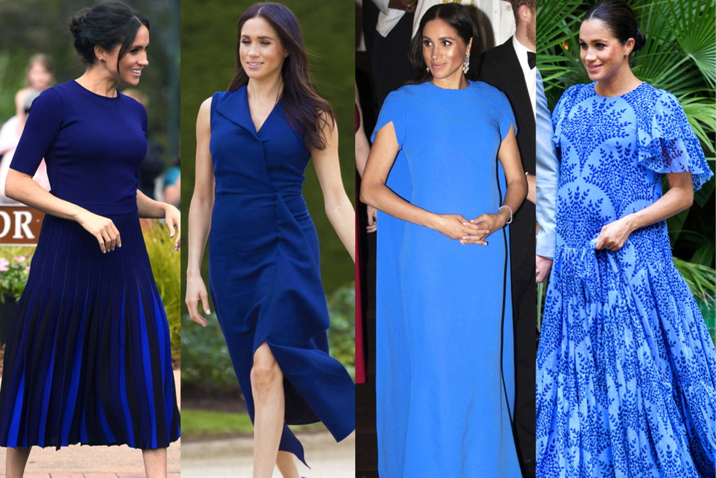 Ciążowe stylizacje Meghan, księżna Meghan