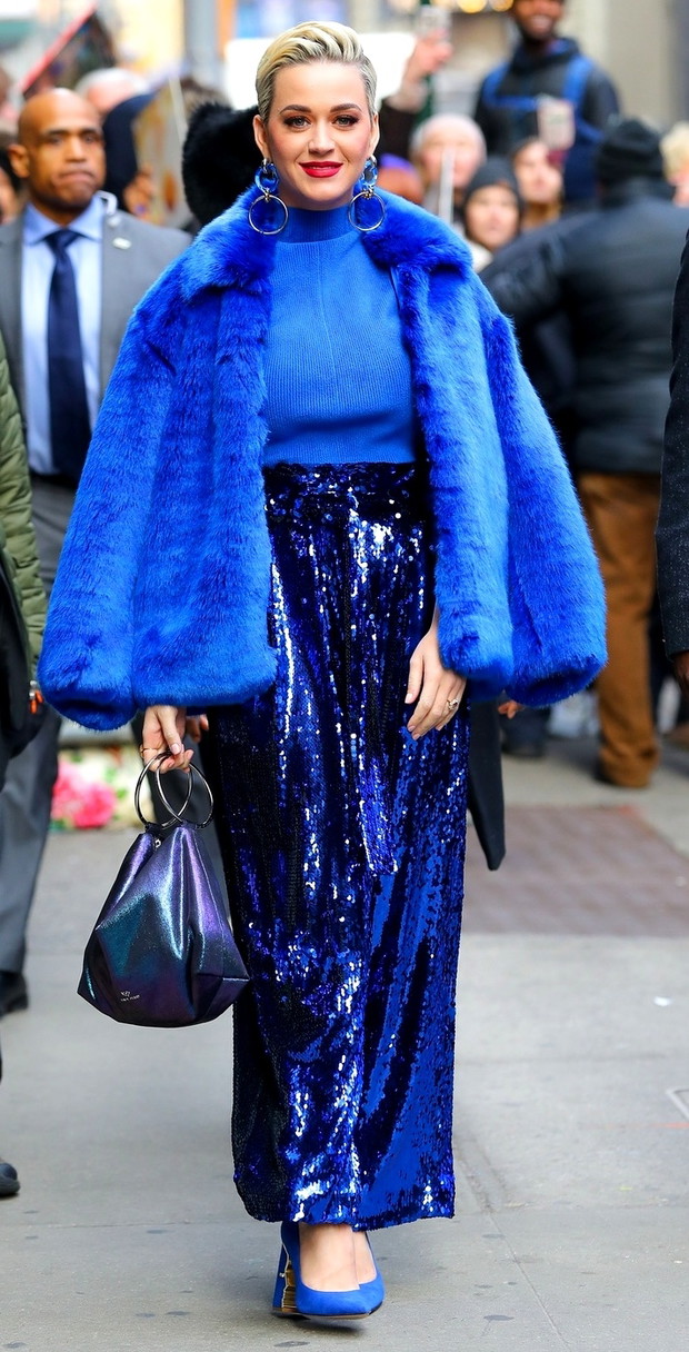Katy Perry na niebiesko
